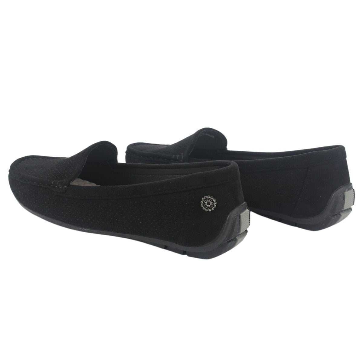 Mocasin Negro Mujer Casual Chalada Nautico
