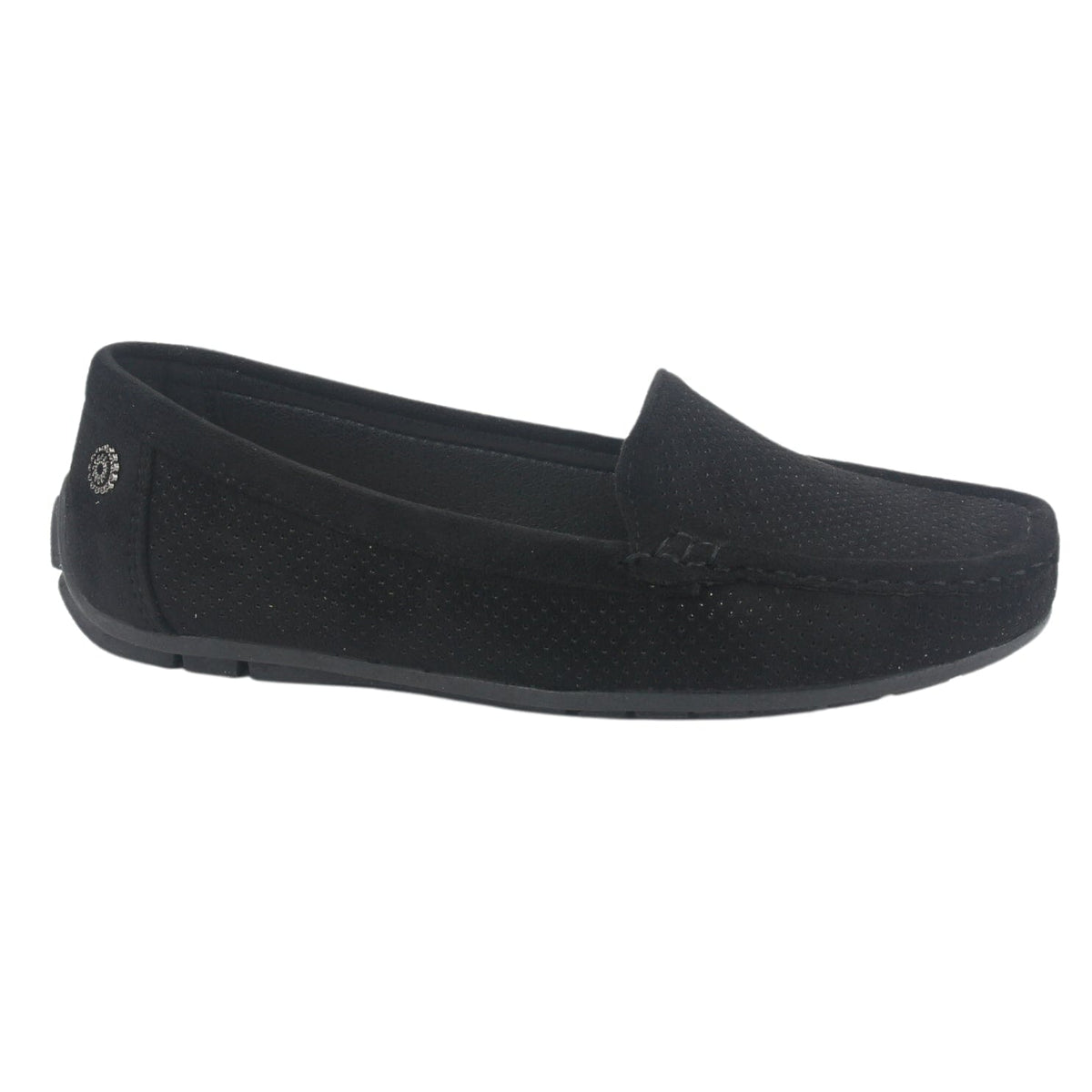 Mocasin Negro Mujer Casual Chalada Nautico