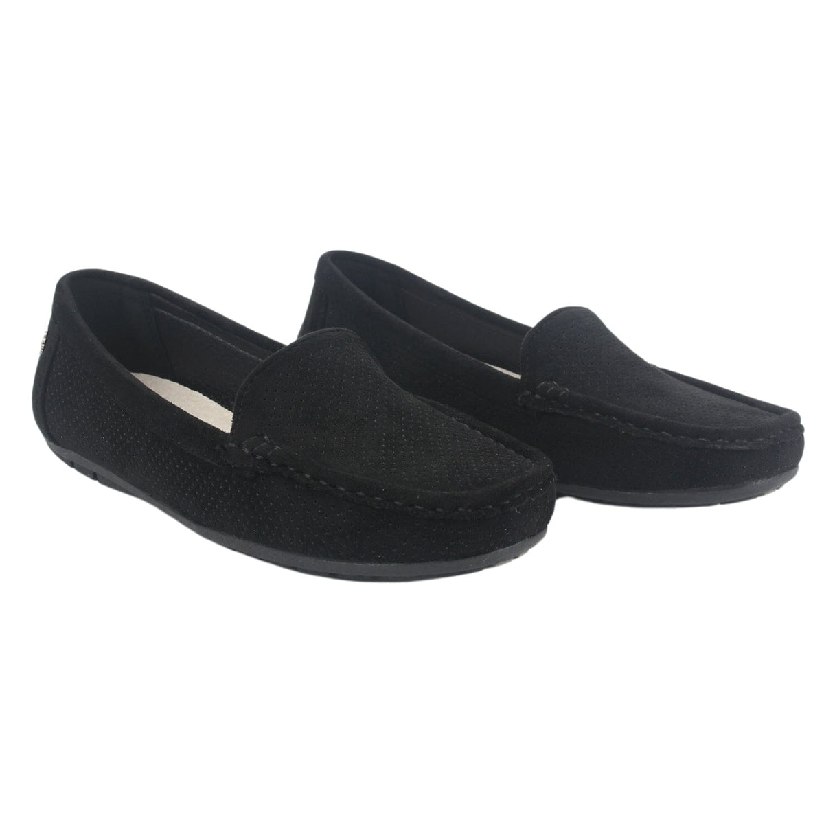 Mocasin Negro Mujer Casual Chalada Nautico