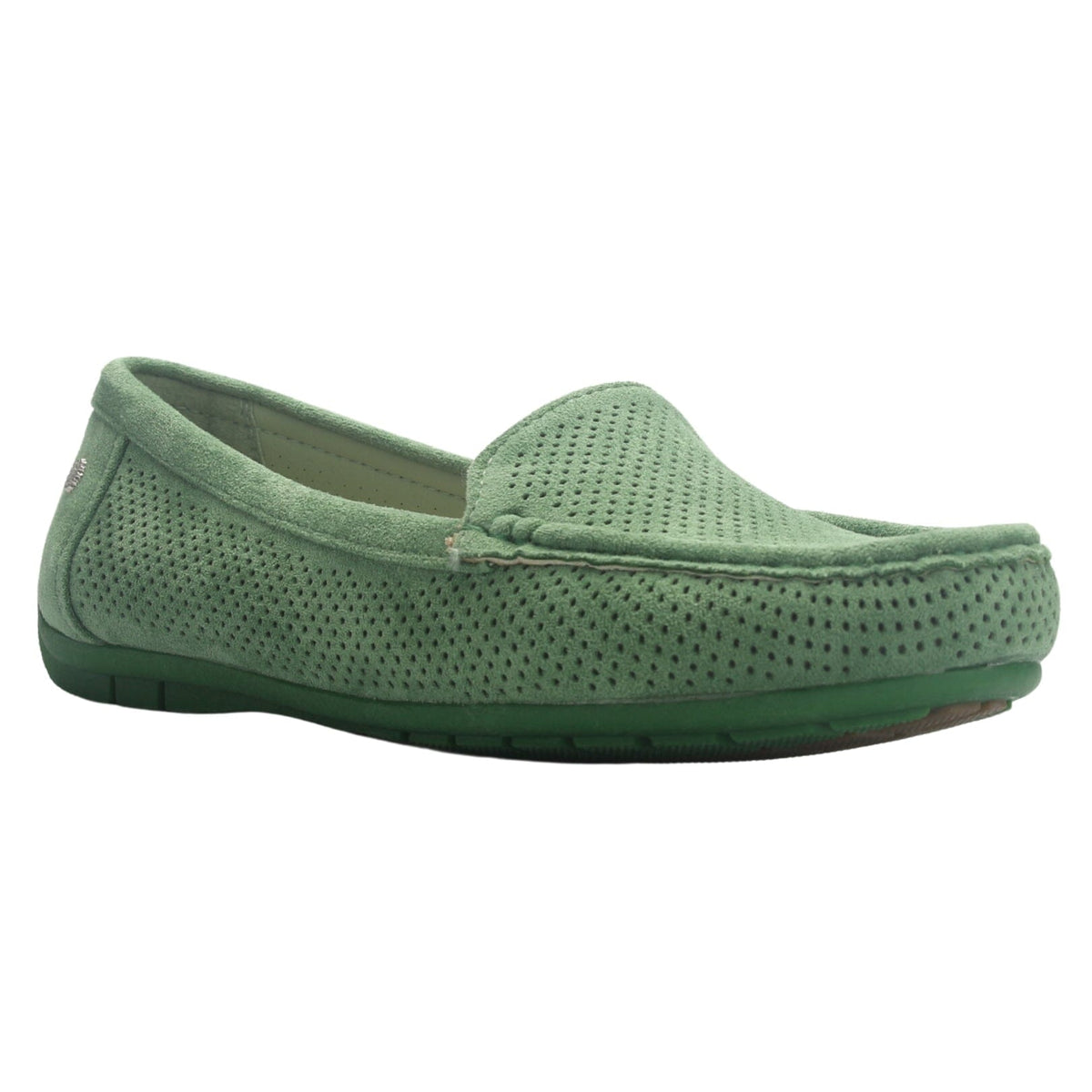 Mocasin Verde Mujer Casual Chalada Nautico