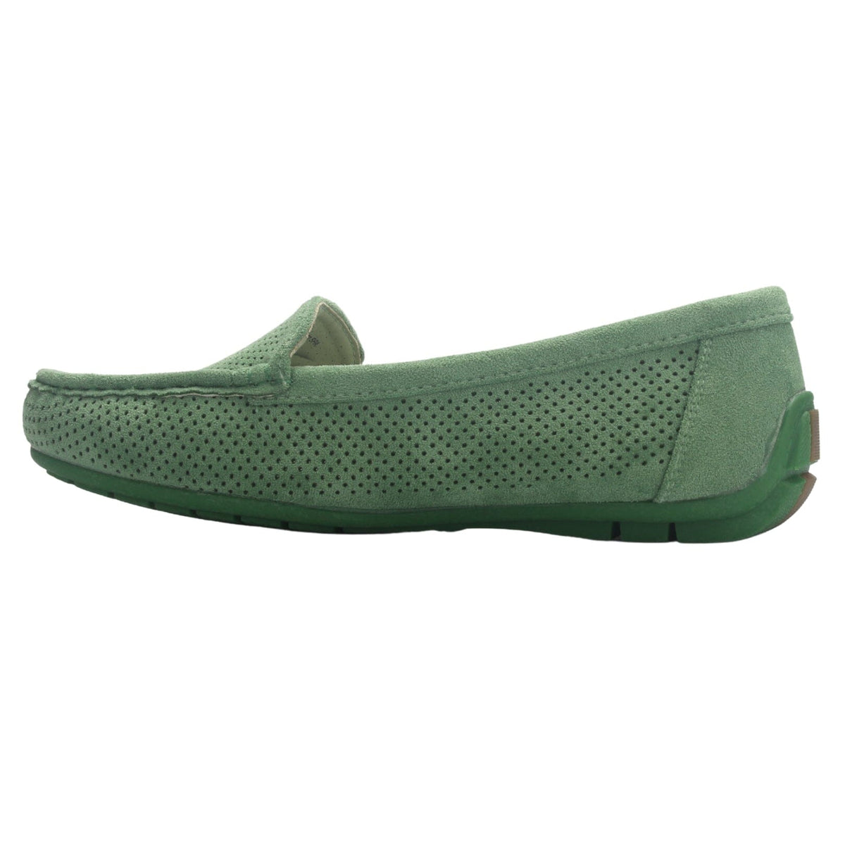 Mocasin Verde Mujer Casual Chalada Nautico