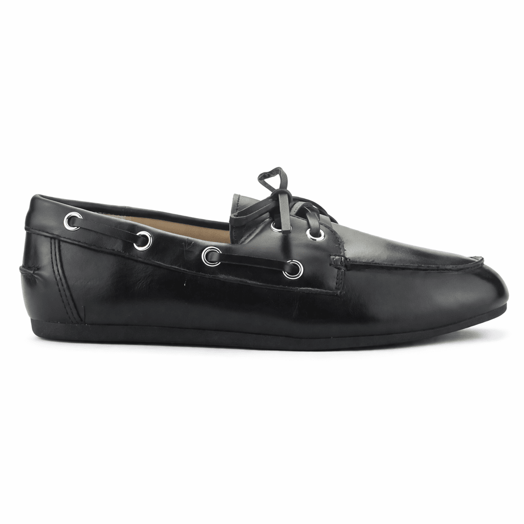 Mocasin Negro Mujer Casual Chalada Inka