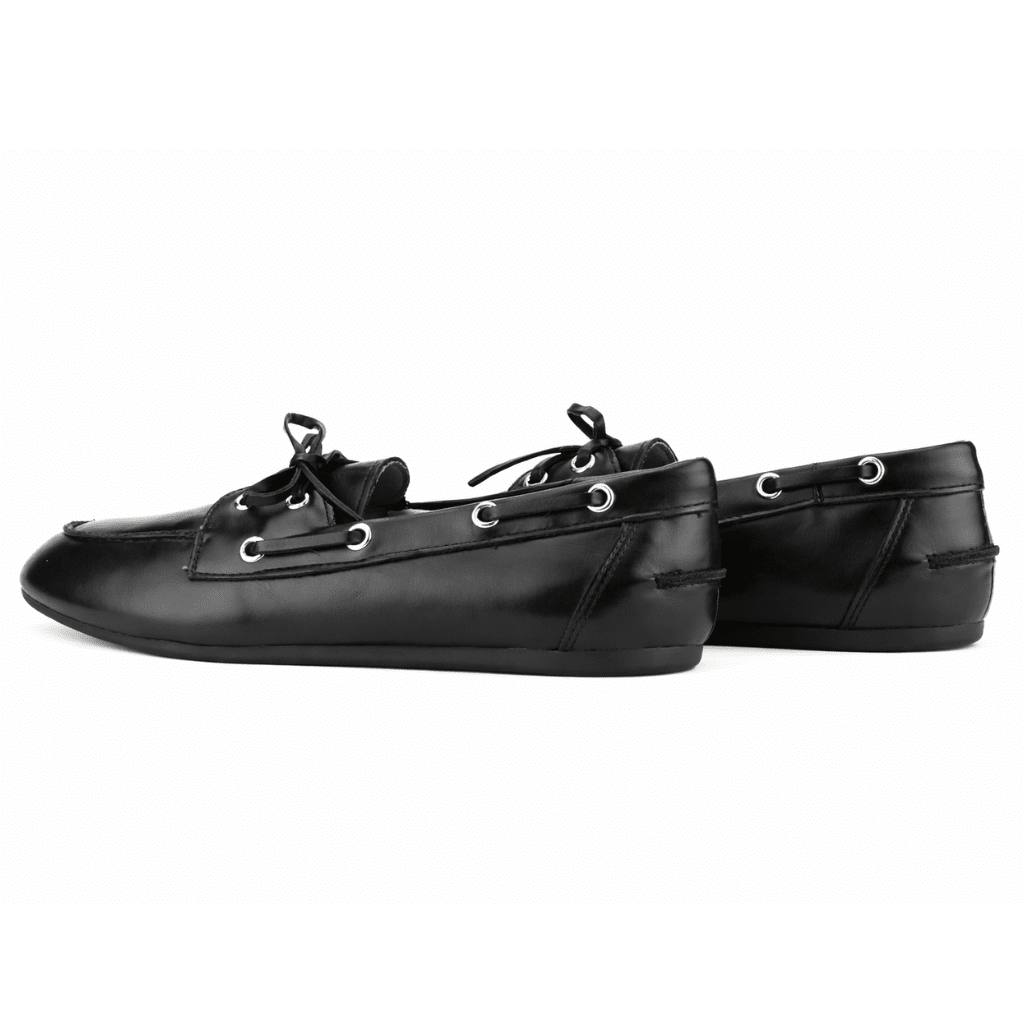 Mocasin Negro Mujer Casual Chalada Inka