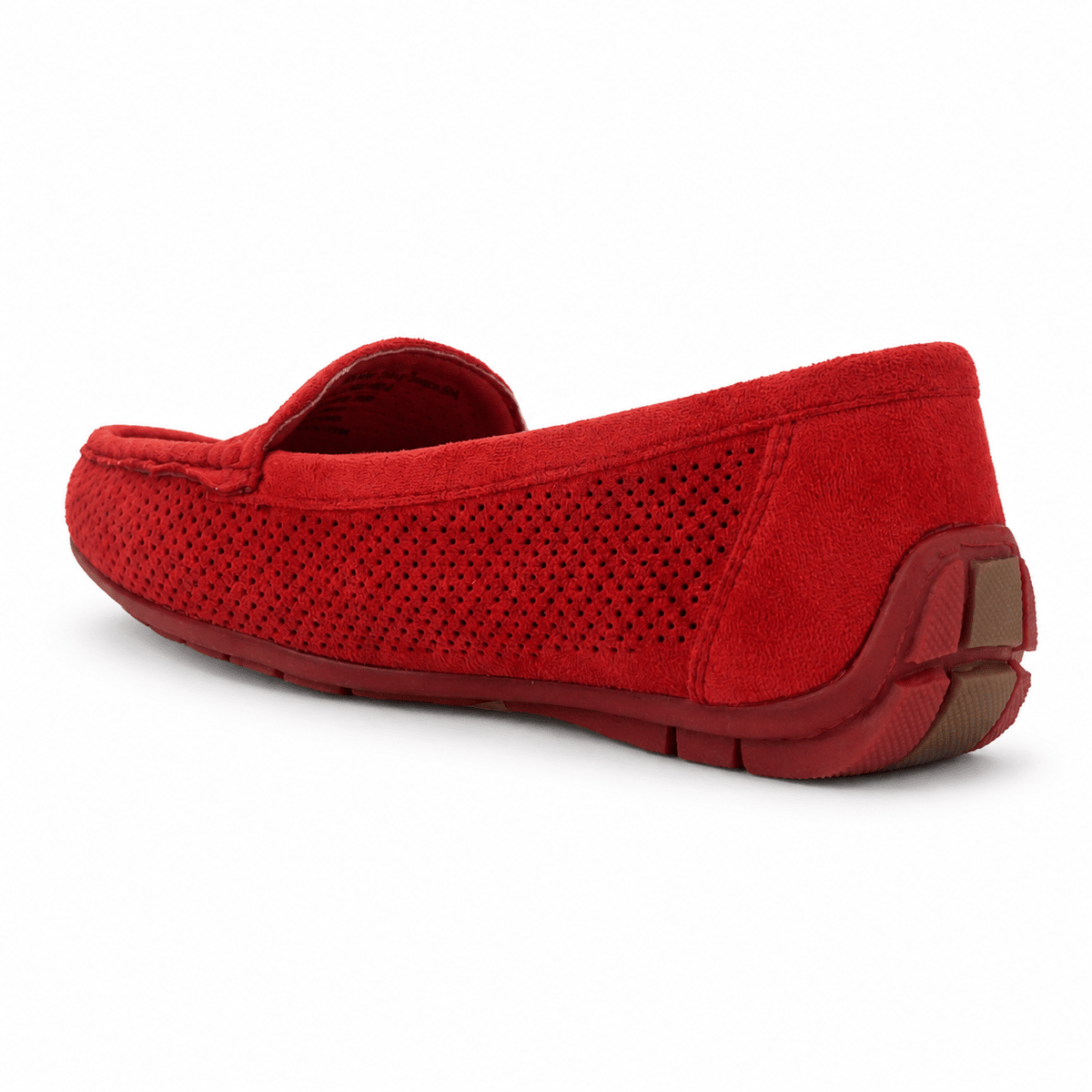 Mocasin Rojo Mujer Casual Chalada Nautico