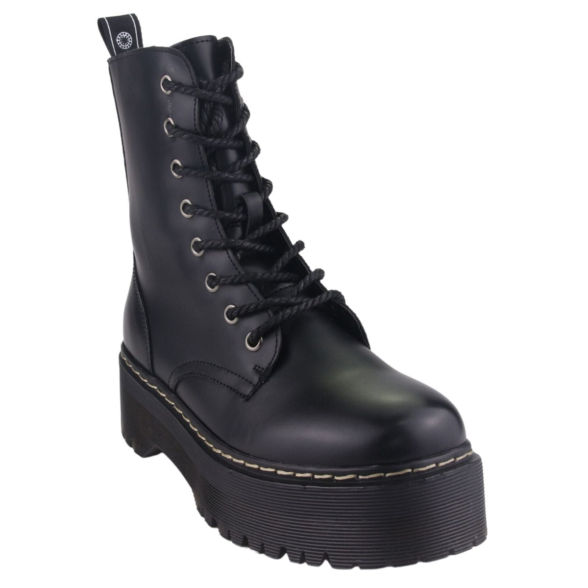 Botin Chalada Mujer Pool-3 Negro Plataforma