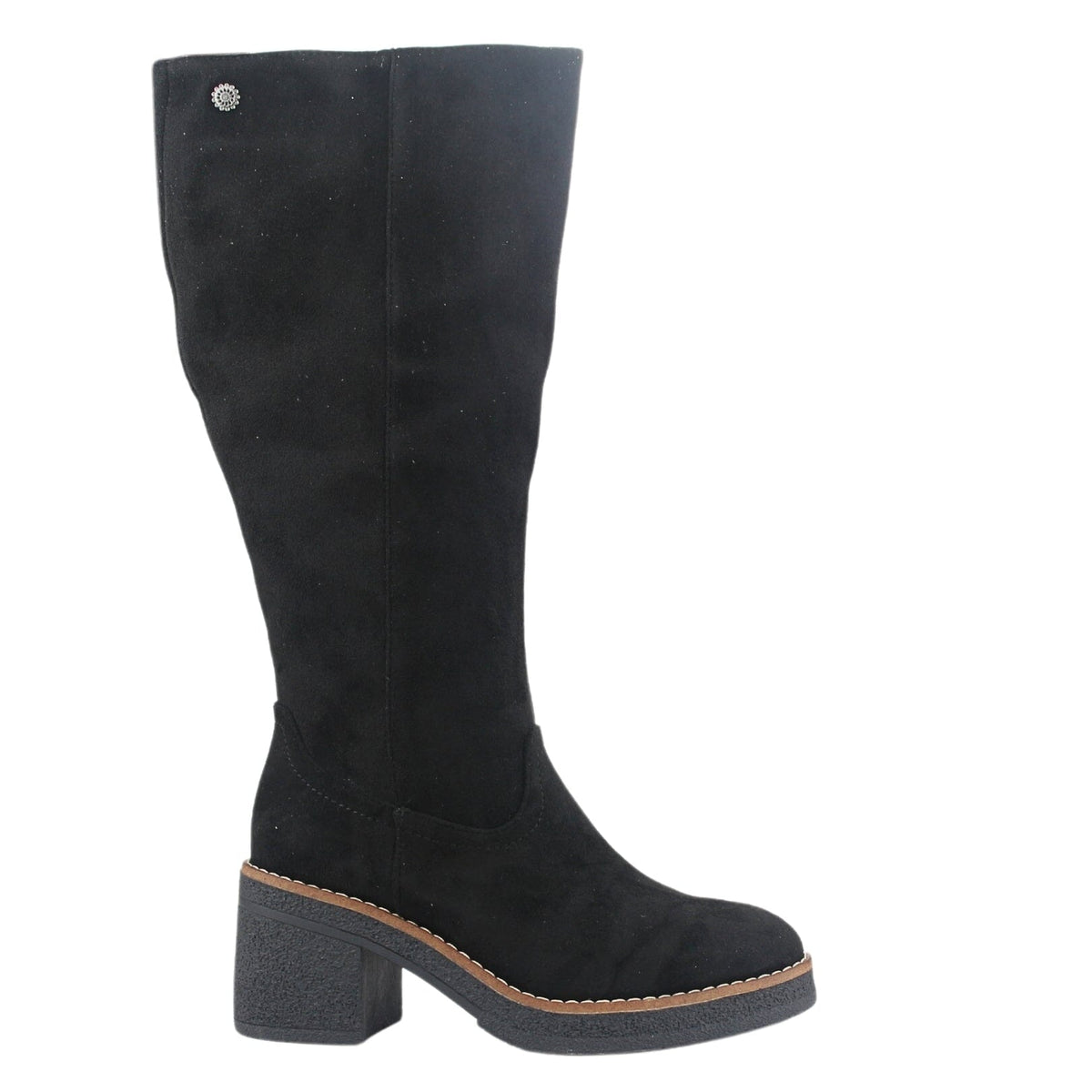 Bota Chalada Mujer Bricca-1 Negro Casual