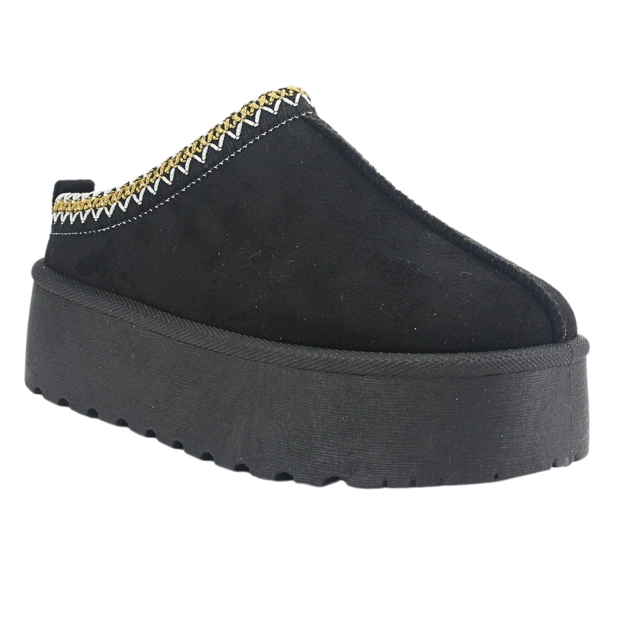 Pantufla Chalada Mujer Pinguih-3 Negro Comfort