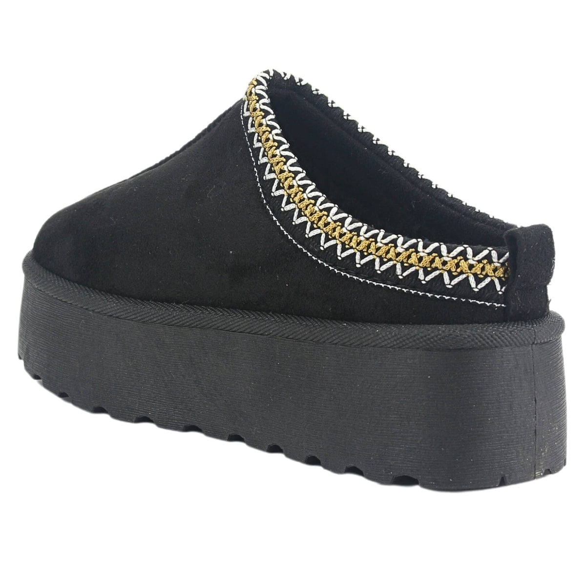 Pantufla Chalada Mujer Pinguih-3 Negro Comfort