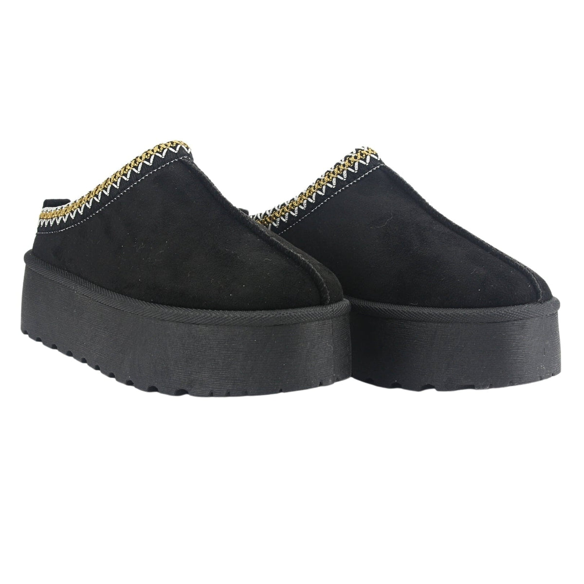 Pantufla Chalada Mujer Pinguih-3 Negro Comfort