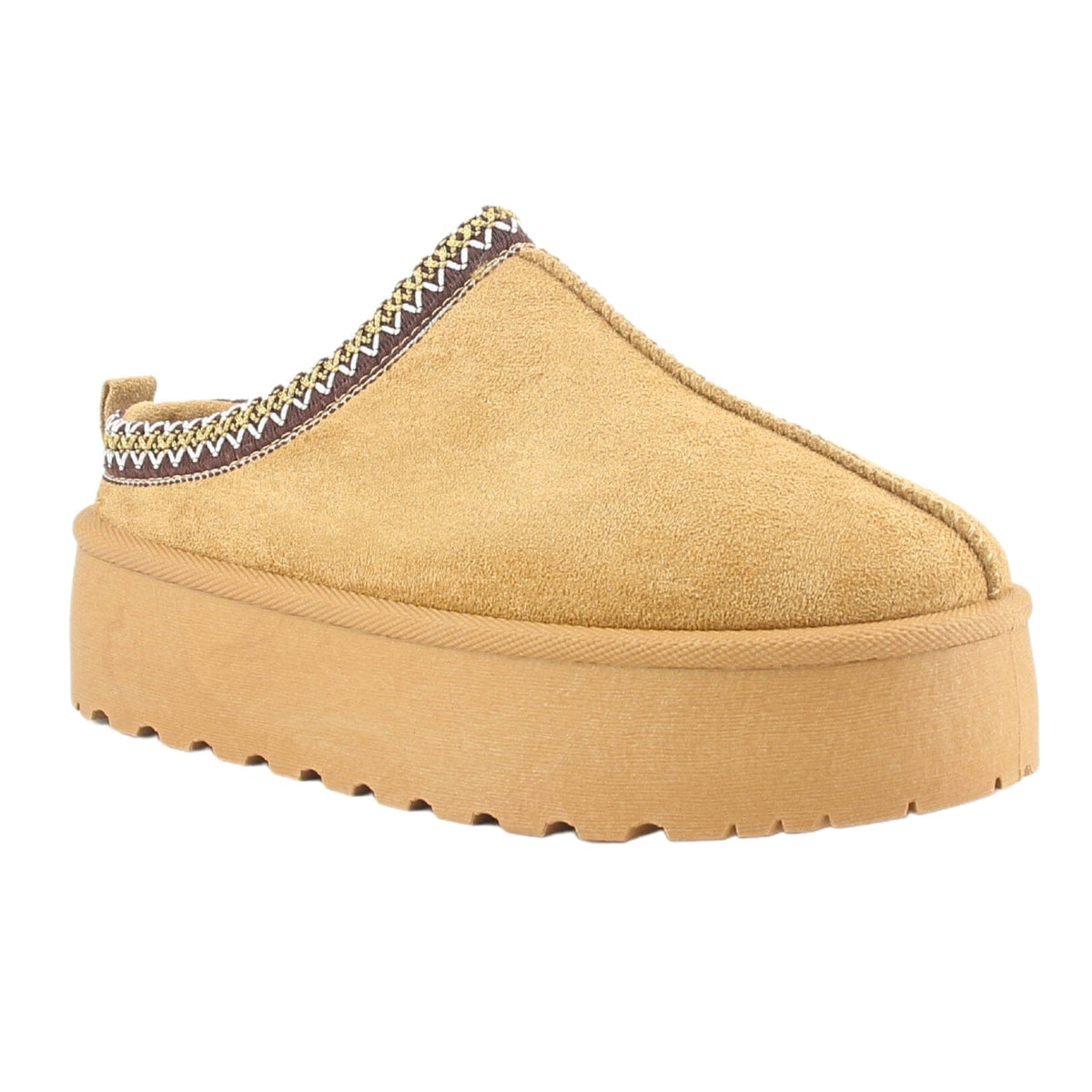 Pantufla Chalada Mujer Pinguih-3 Tostado Comfort
