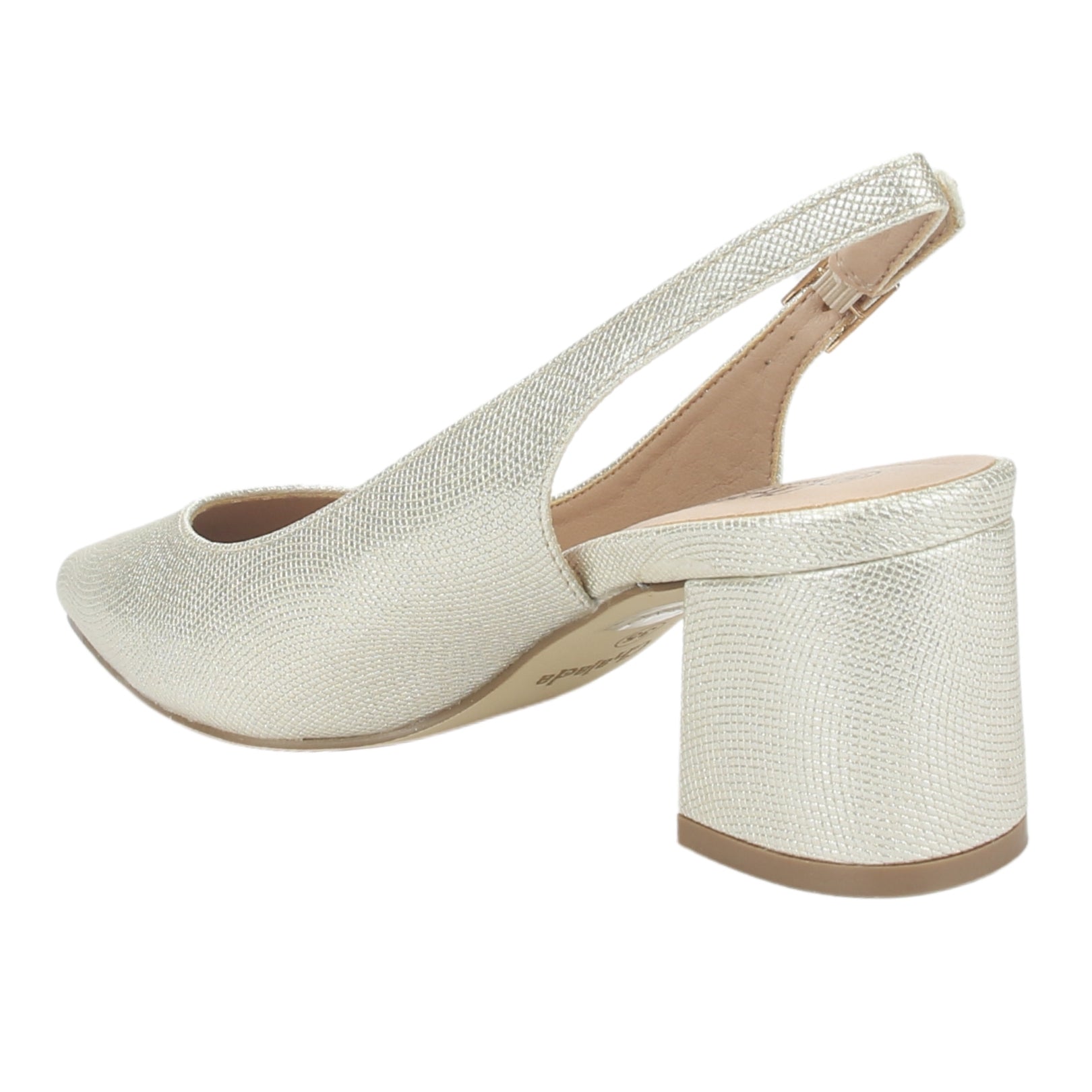 Zapato Chalada Mujer Faiza-1 Oro Casual