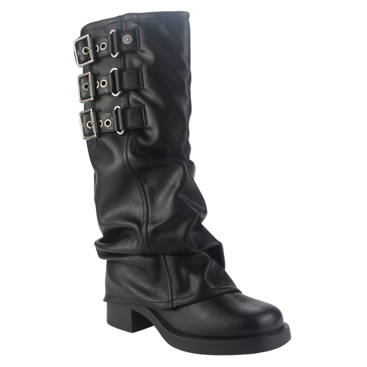 Bota Chalada Mujer Biker-7 Negro Casual