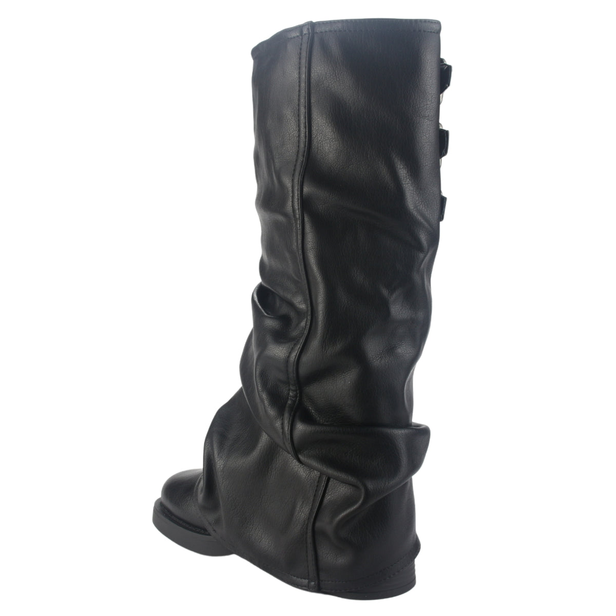 Bota Chalada Mujer Biker-7 Negro Casual