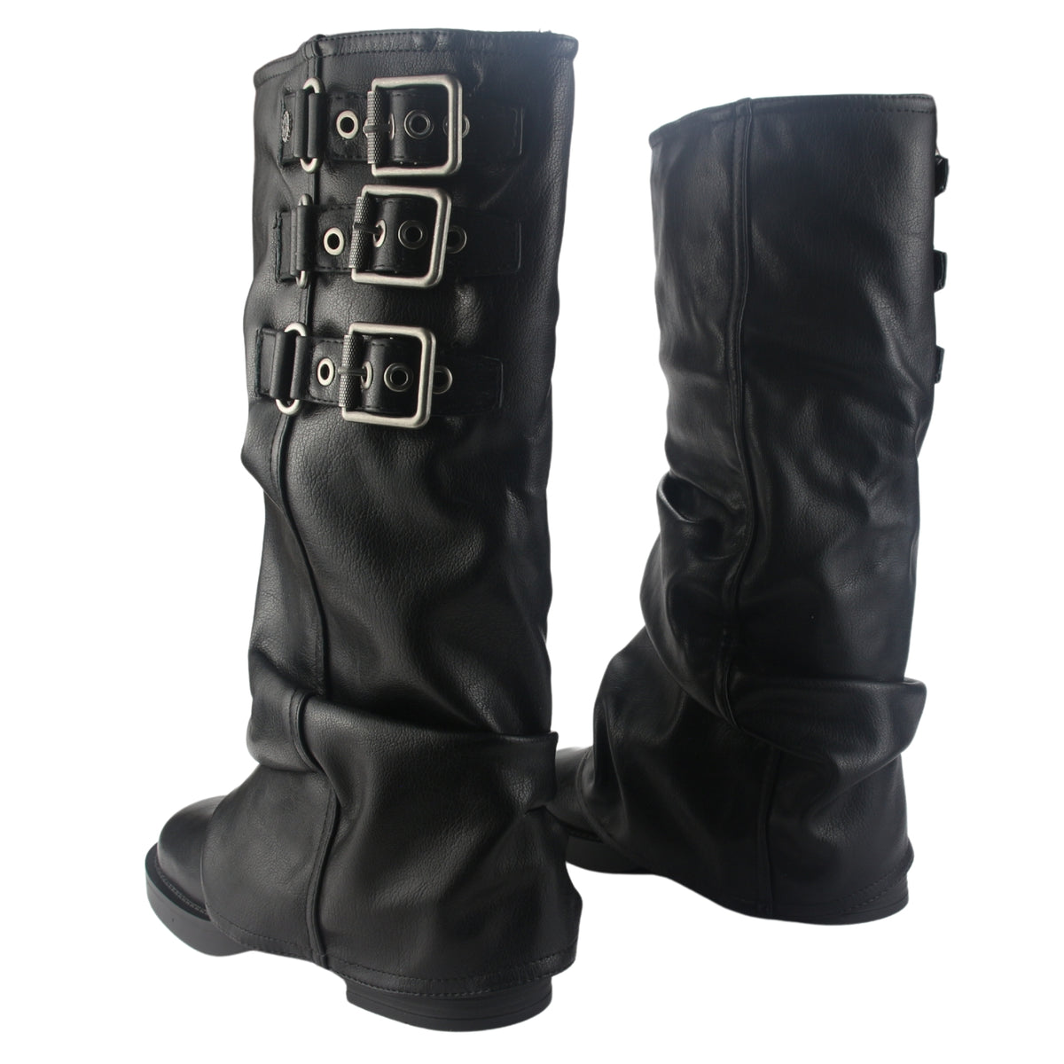 Bota Chalada Mujer Biker-7 Negro Casual