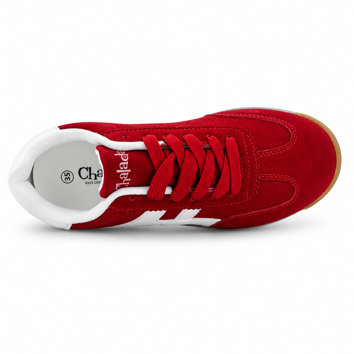 Zapatilla Rojo Mujer Urbano Chalada Front
