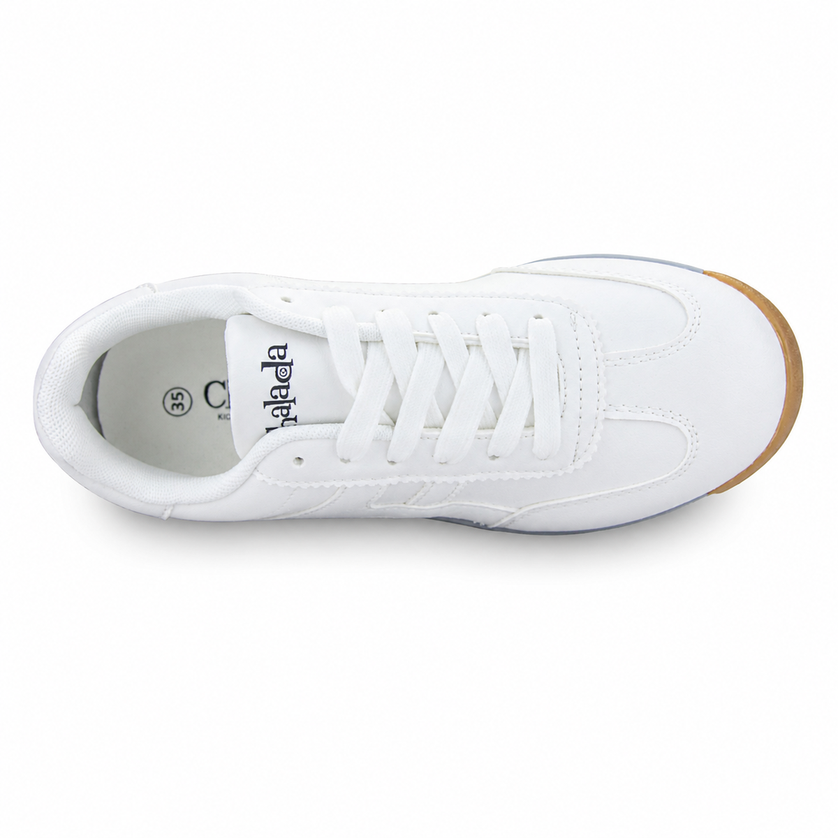 Zapatilla Blanco Gris Mujer Urbano Chalada Front