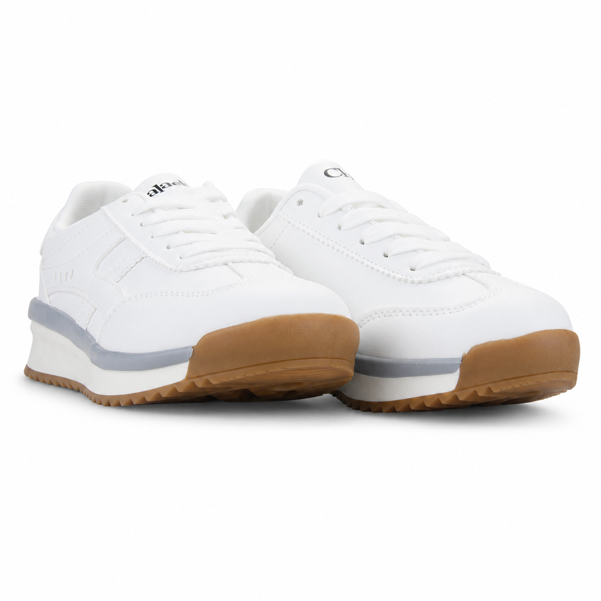 Zapatilla Blanco Gris Mujer Urbano Chalada Front