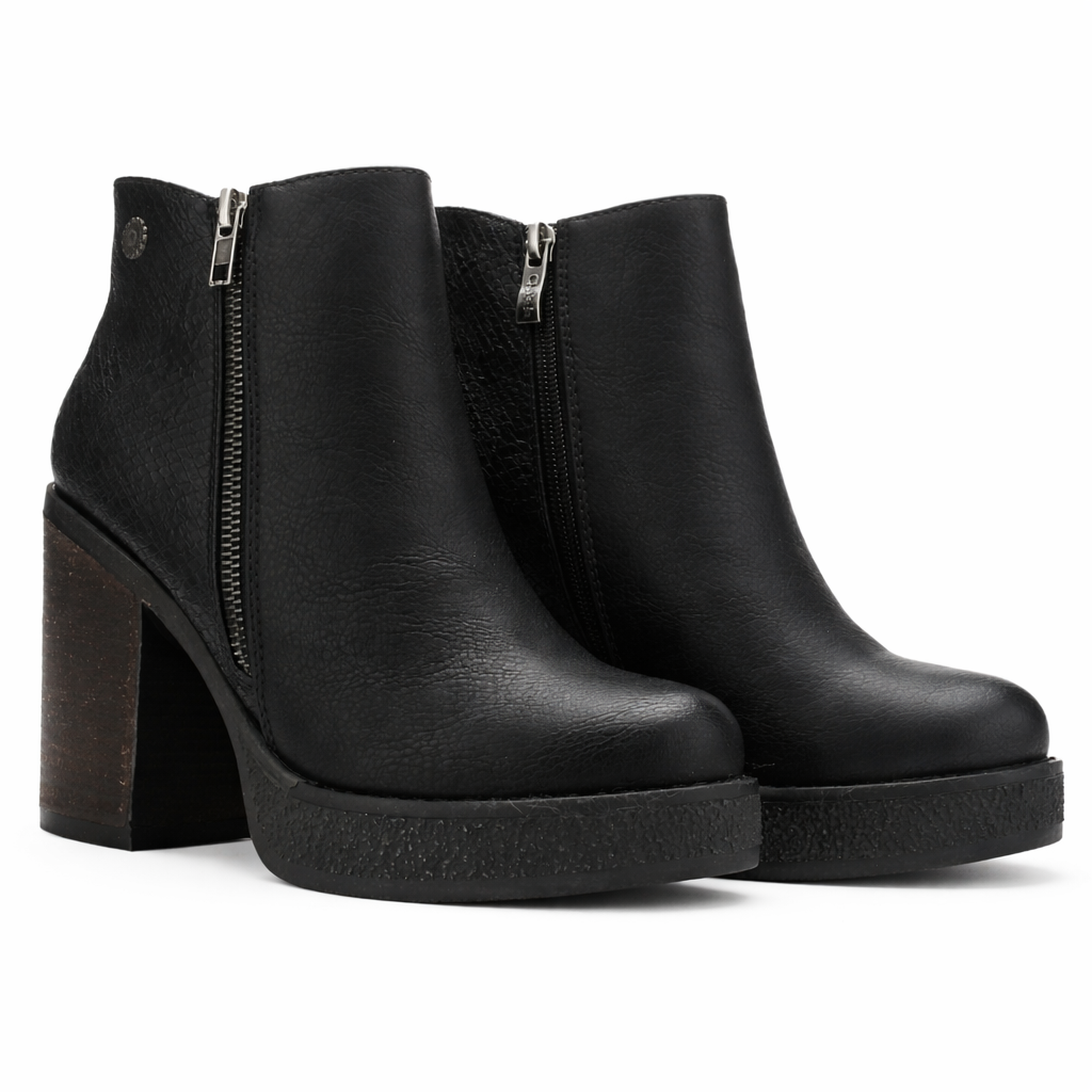 Botin Negro Mujer Casual Chalada Ella 21