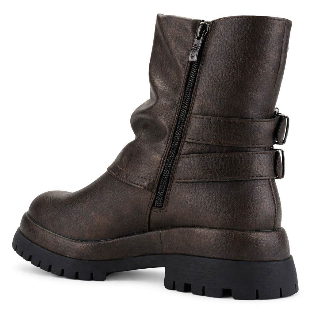Botin Bronce Mujer Casual Chalada Krep