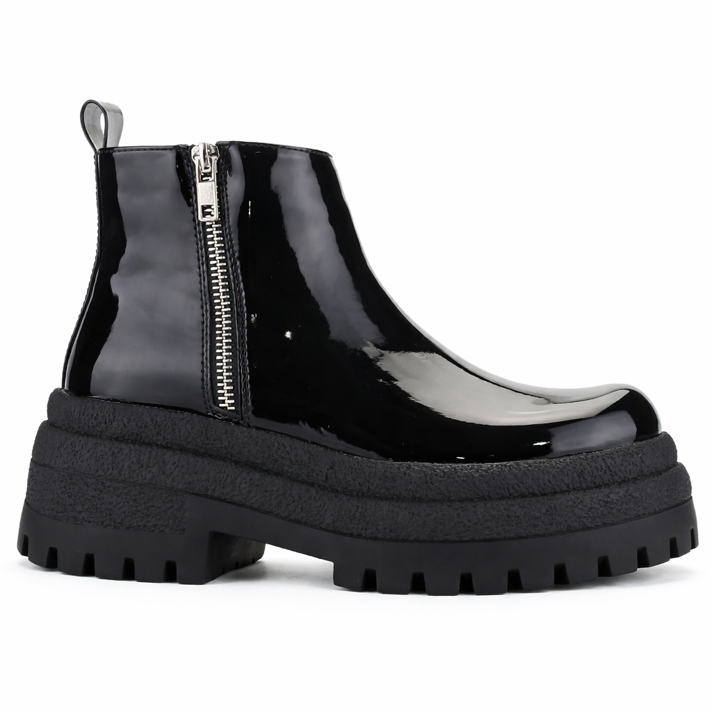 Botin Negro Mujer Casual Chalada Krepin
