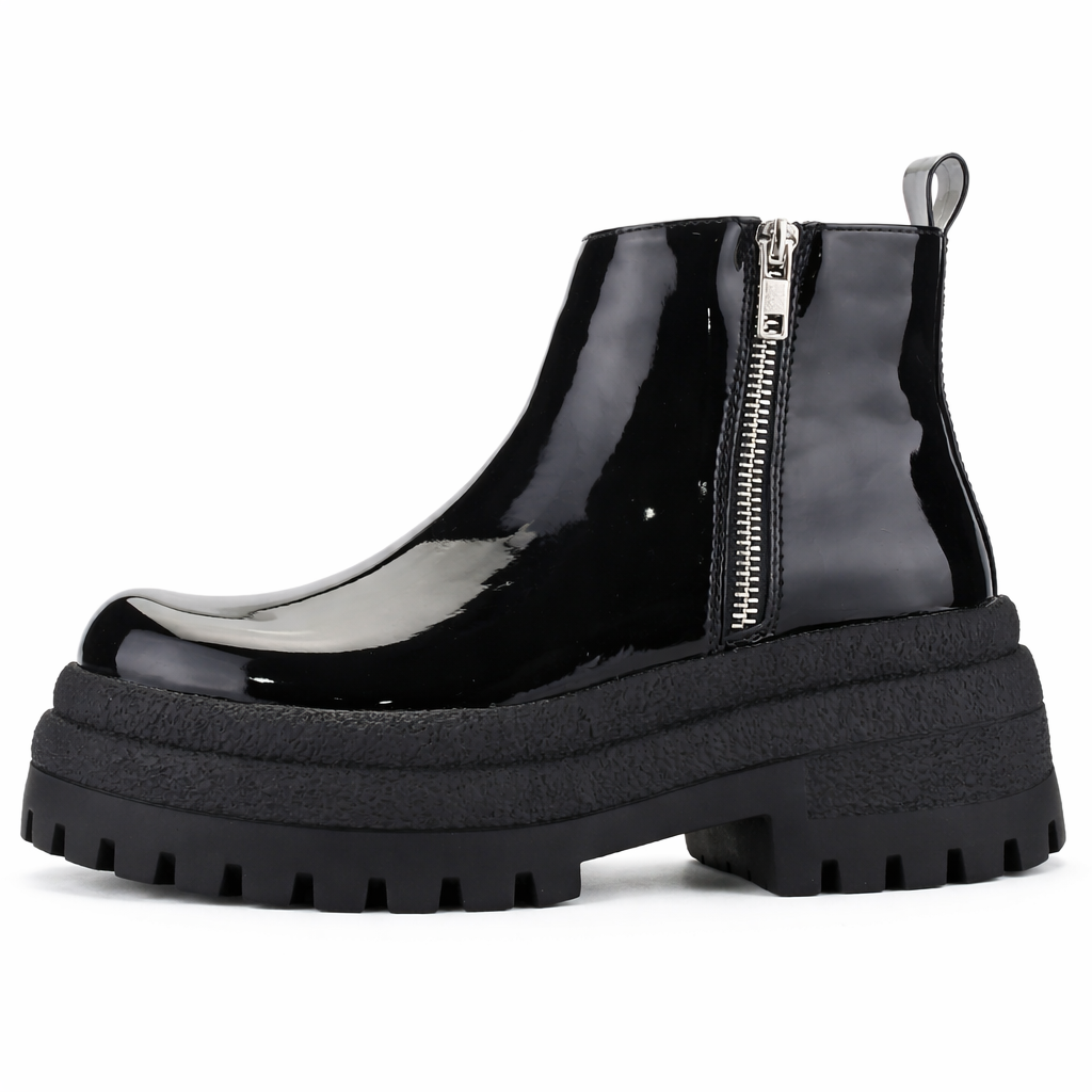 Botin Negro Mujer Casual Chalada Krepin