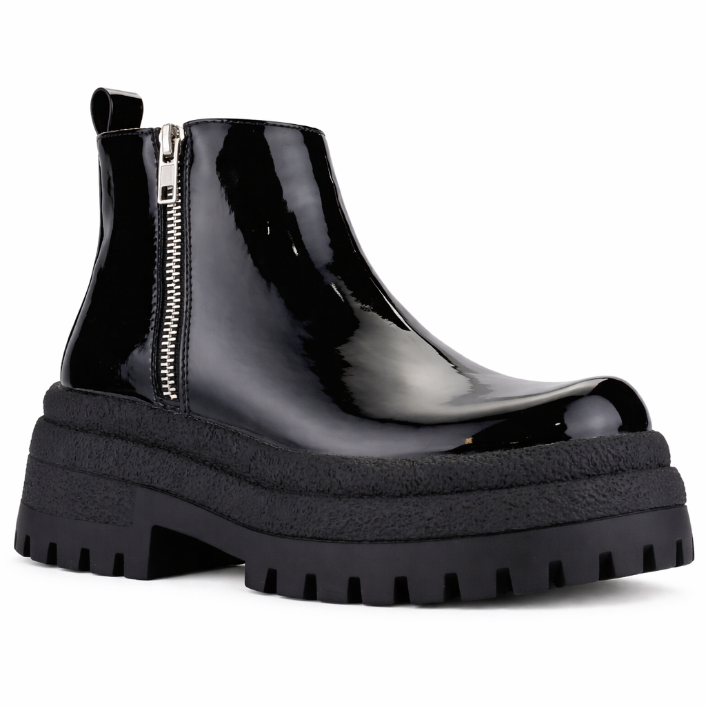 Botin Negro Mujer Casual Chalada Krepin