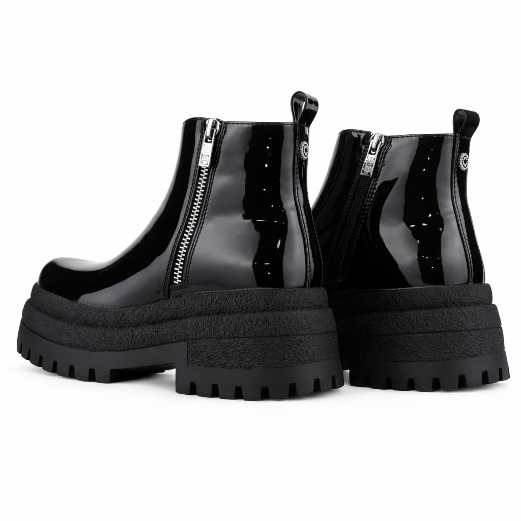 Botin Negro Mujer Casual Chalada Krepin