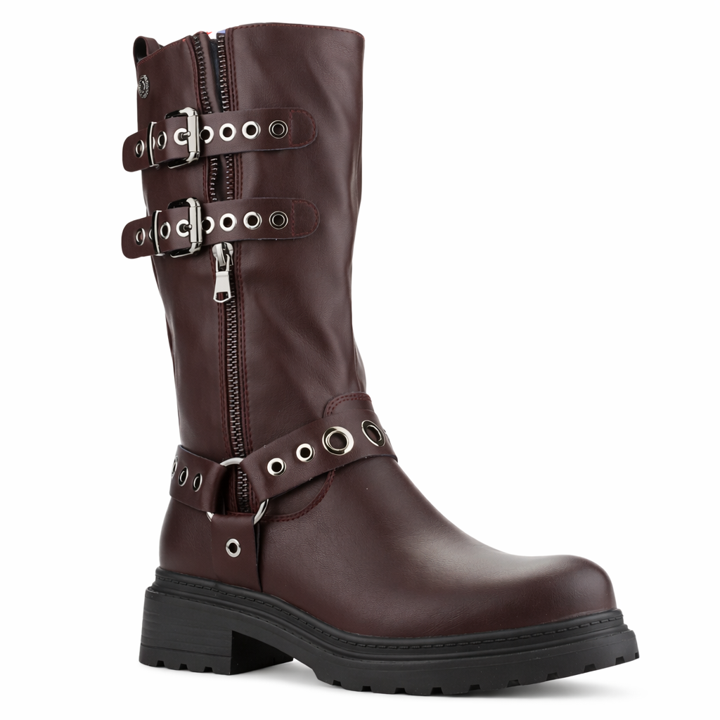 Botin Burdeo Mujer Casual Chalada Bika
