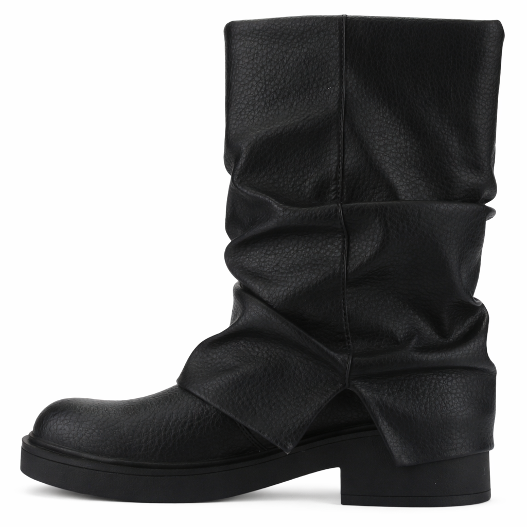 Botin Negro Mujer Casual Chalada Biker 8