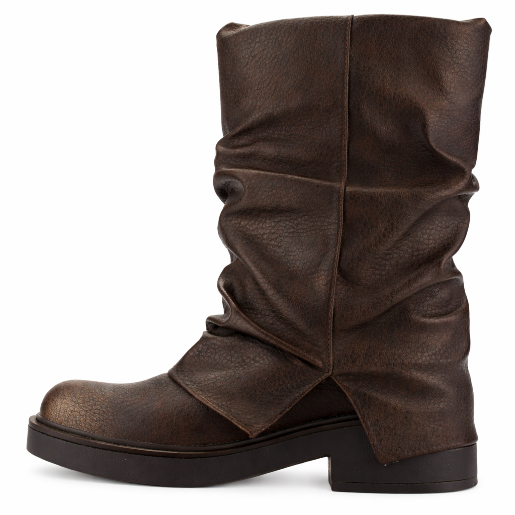 Botin Café Mujer Casual Chalada Biker 8