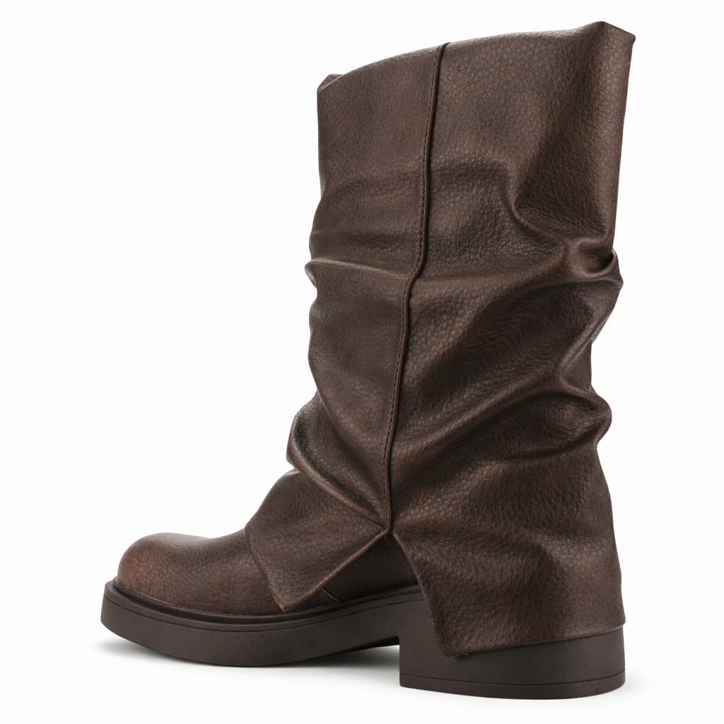 Botin Café Mujer Casual Chalada Biker 8