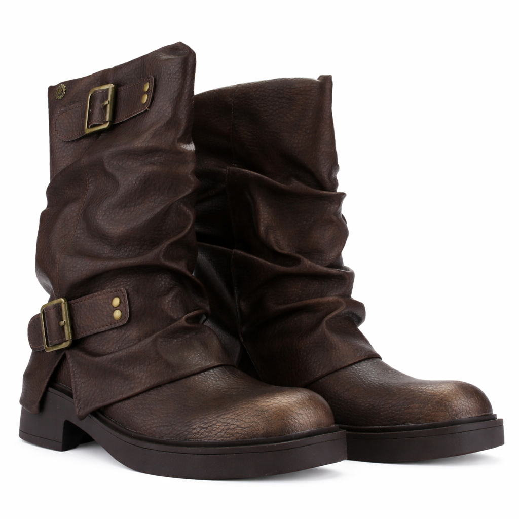 Botin Café Mujer Casual Chalada Biker 8