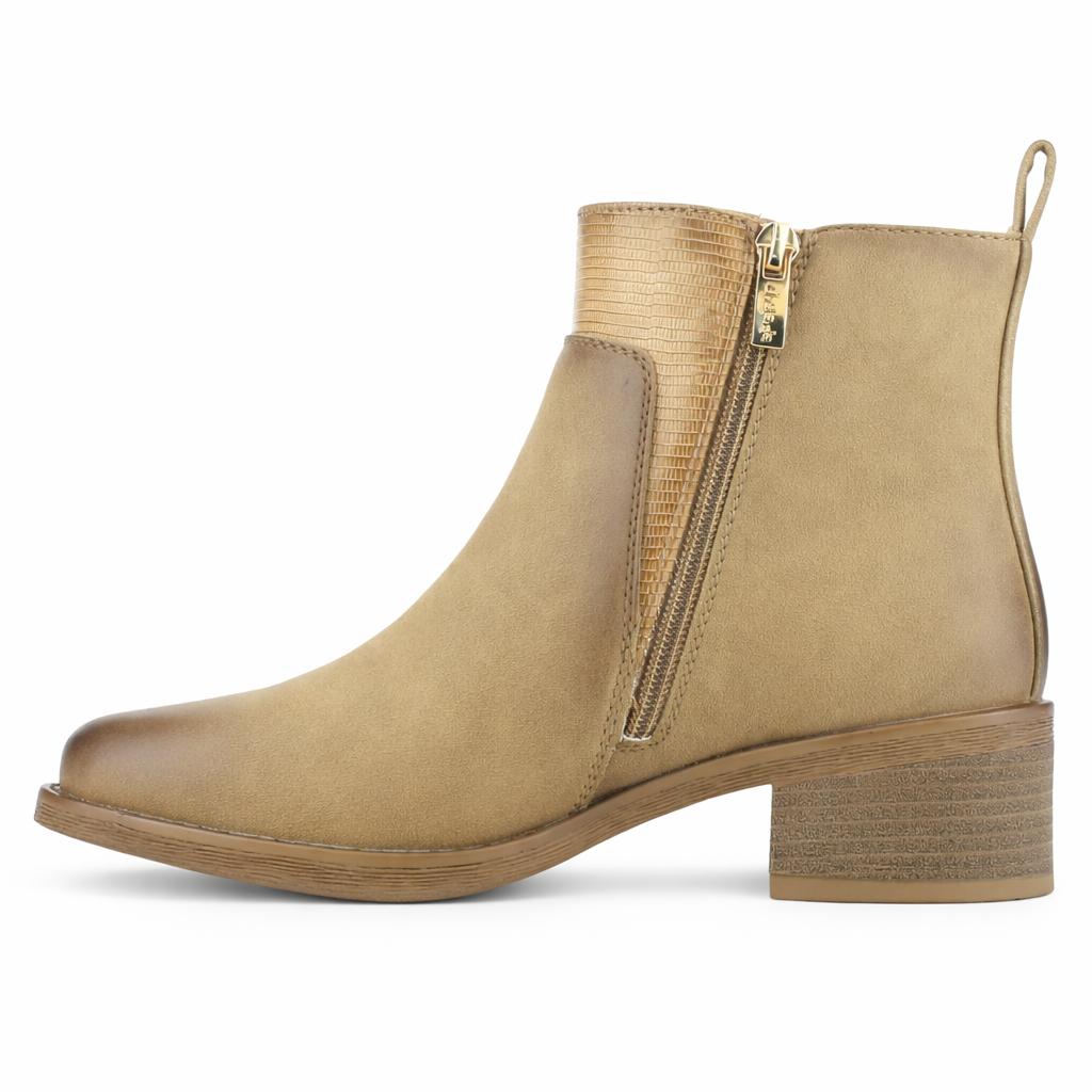 Botin Camel Mujer Casual Chalada Trafa