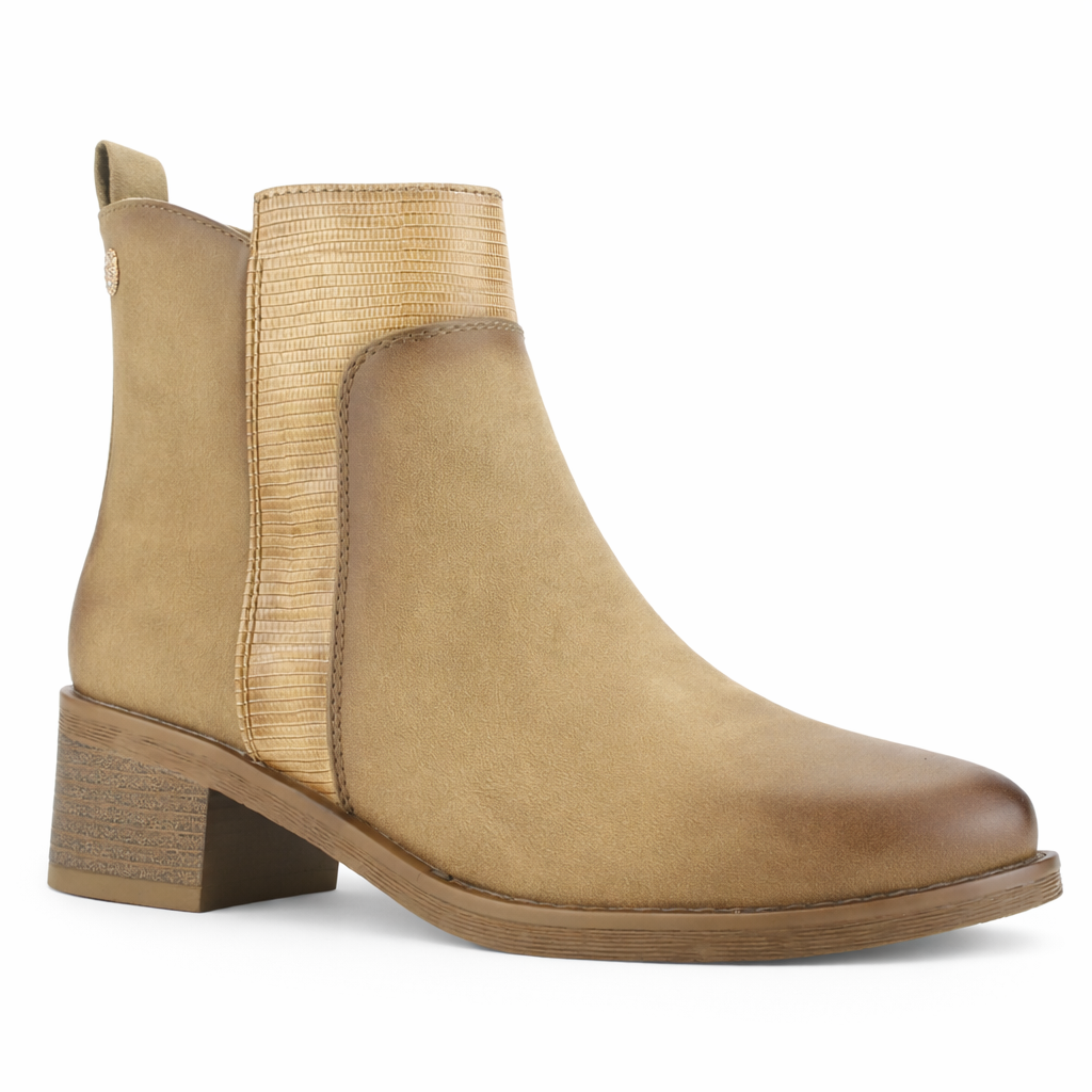 Botin Camel Mujer Casual Chalada Trafa