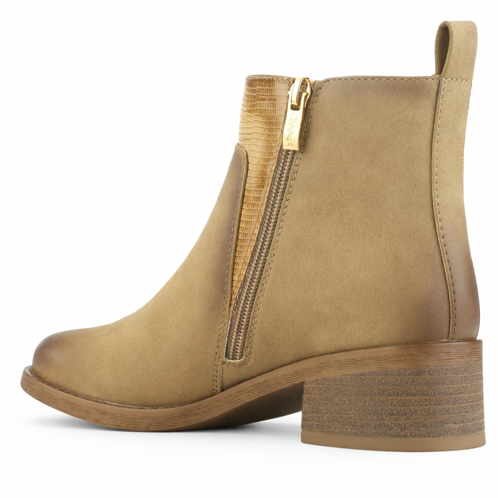 Botin Camel Mujer Casual Chalada Trafa