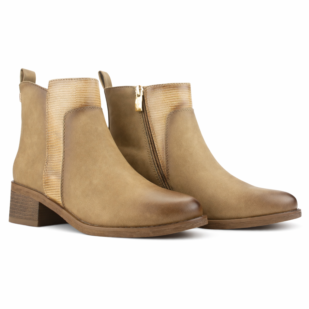Botin Camel Mujer Casual Chalada Trafa