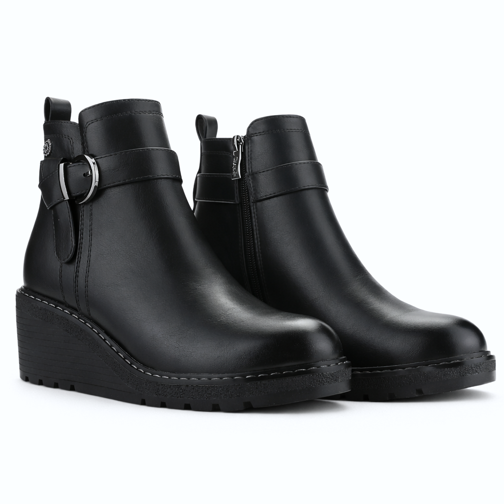 Botin Negro Mujer Casual Chalada Weding