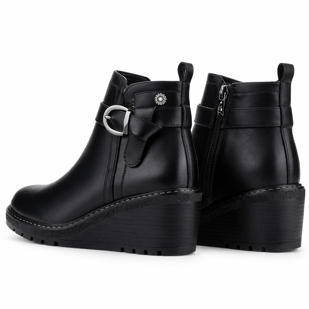 Botin Negro Mujer Casual Chalada Weding