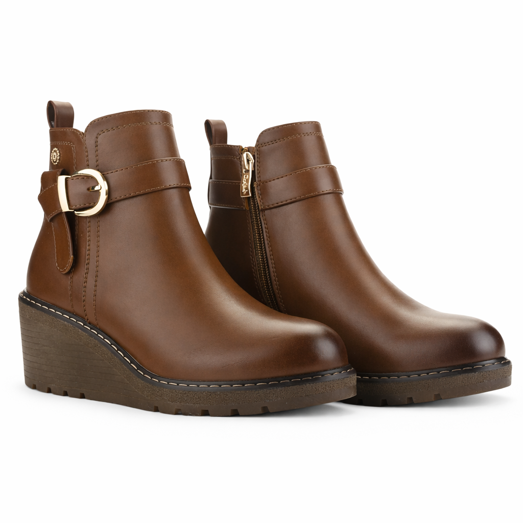 Botin Tostado Mujer Casual Chalada Weding