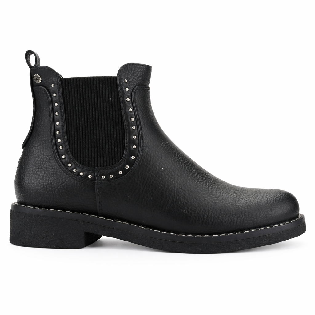 Botin Negro Mujer Casual Chalada Creva 1