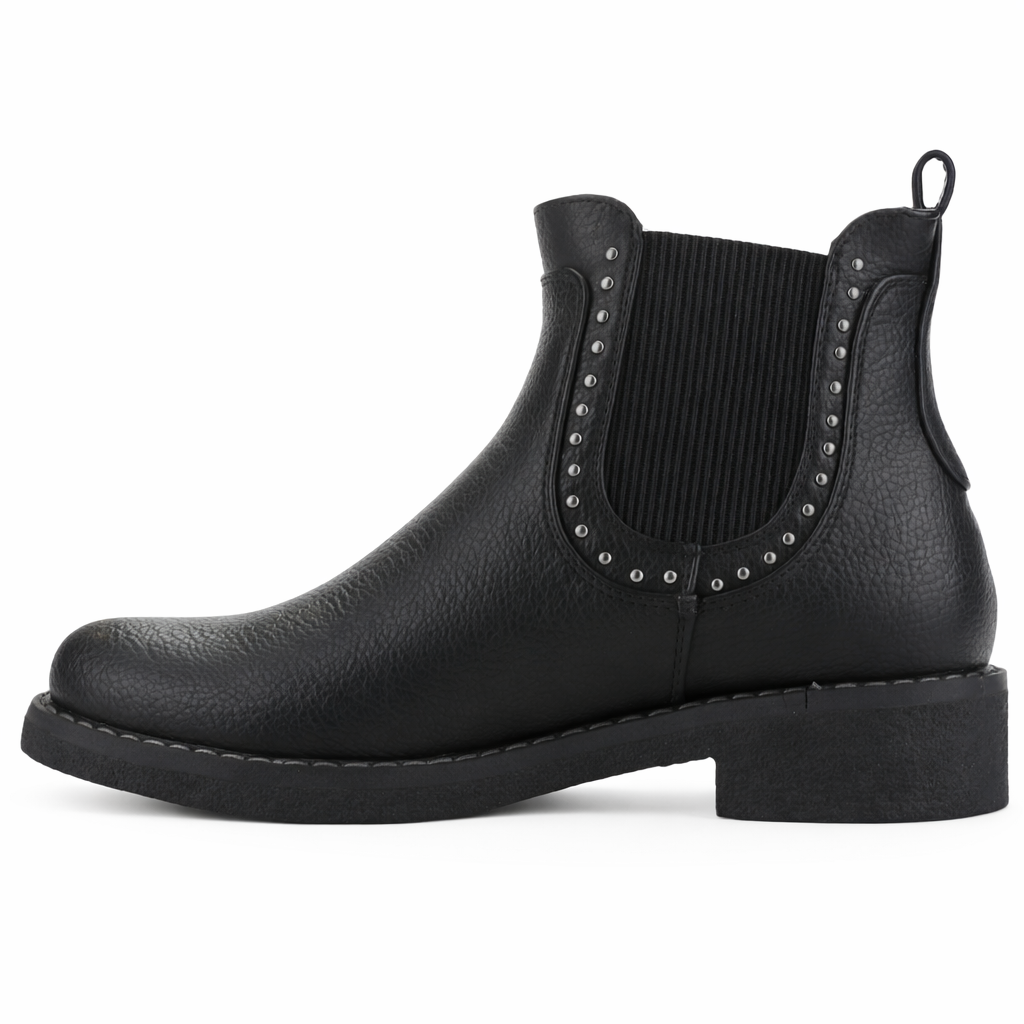 Botin Negro Mujer Casual Chalada Creva 1