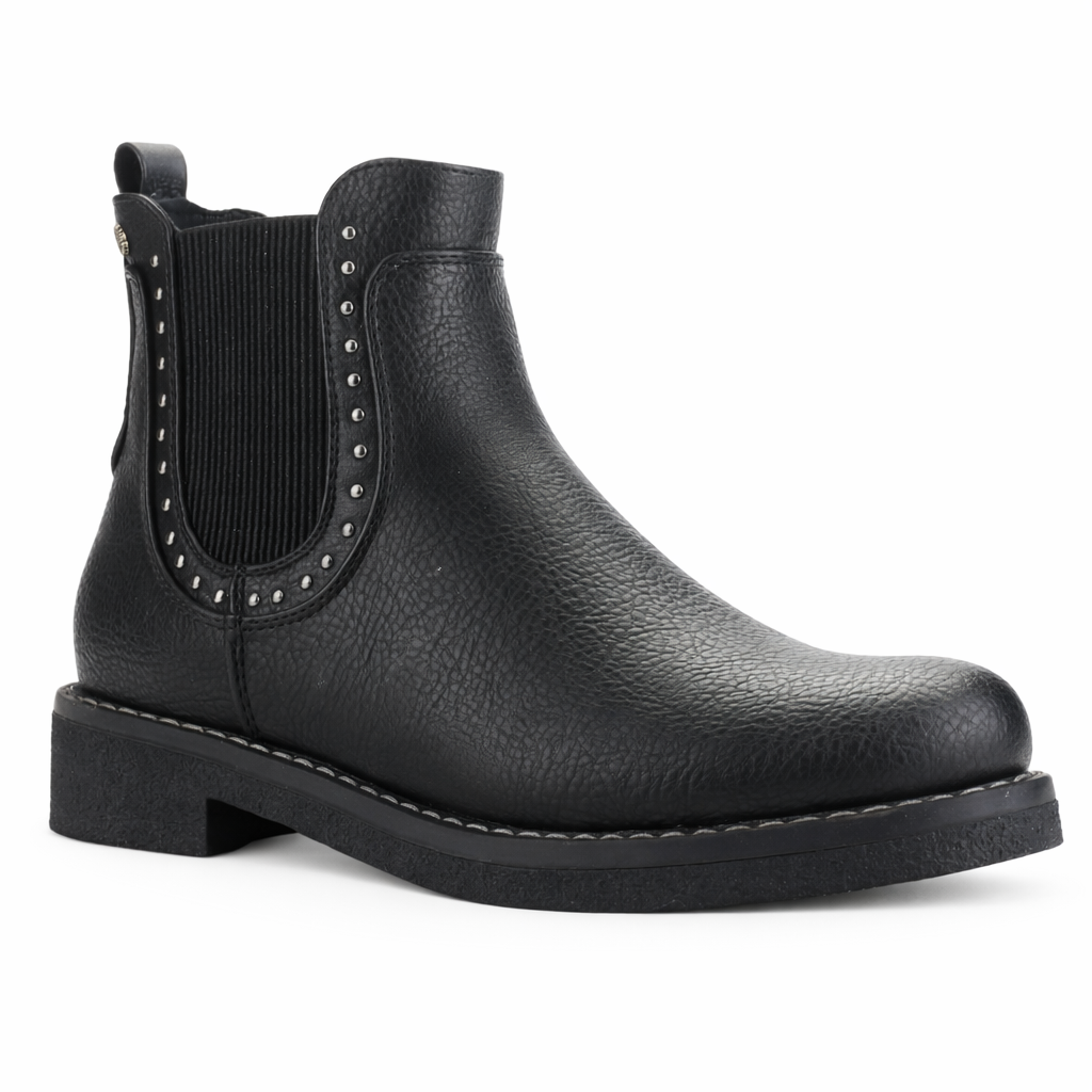 Botin Negro Mujer Casual Chalada Creva 1