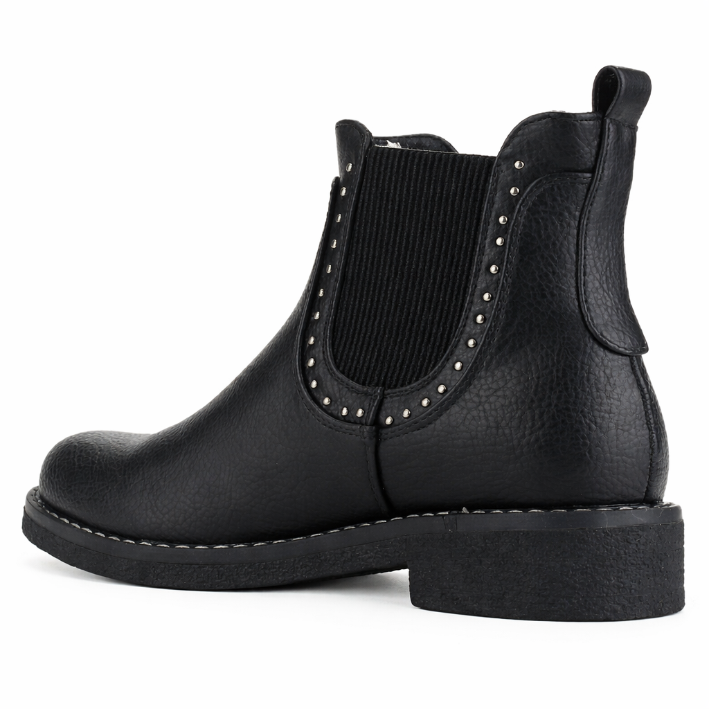 Botin Negro Mujer Casual Chalada Creva 1