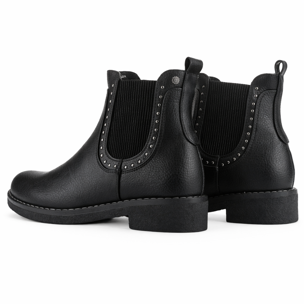 Botin Negro Mujer Casual Chalada Creva 1