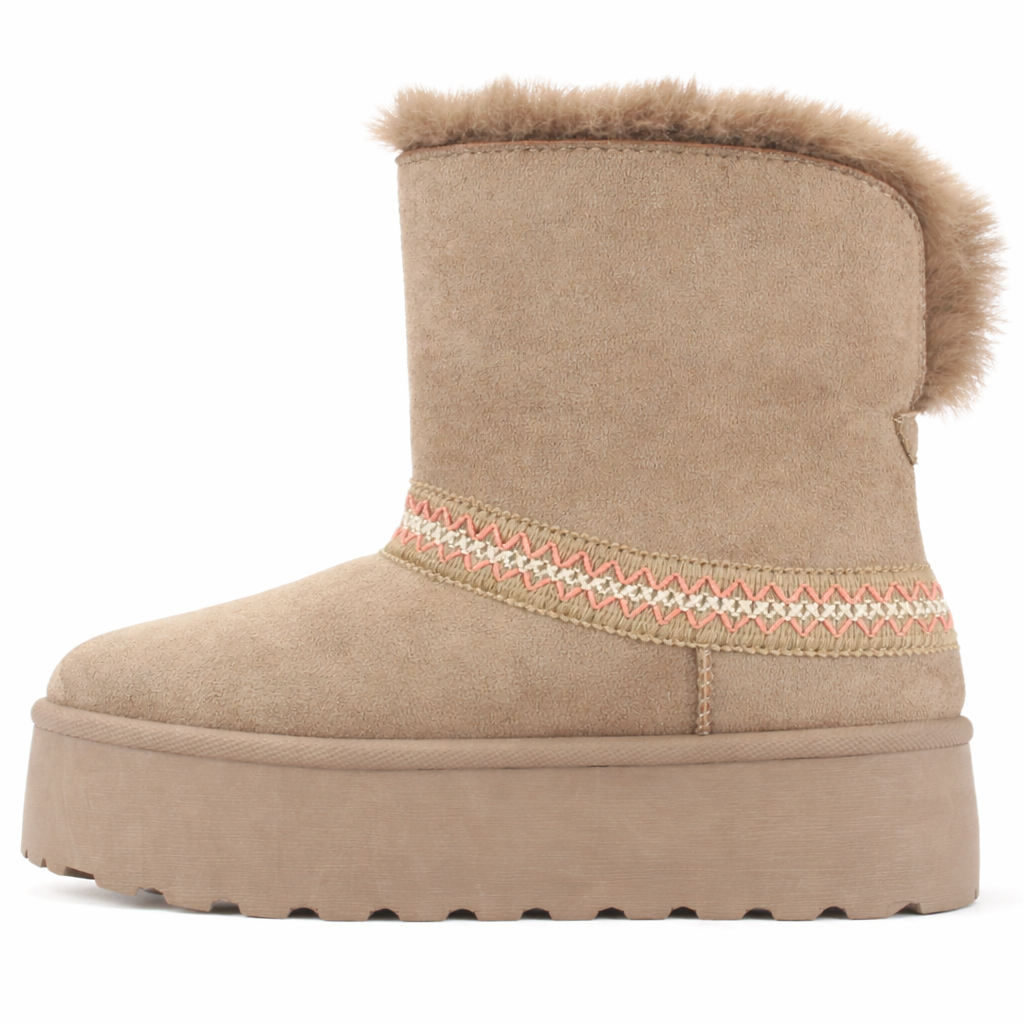 Botin Taupe Mujer Casual Chalada Pinguih