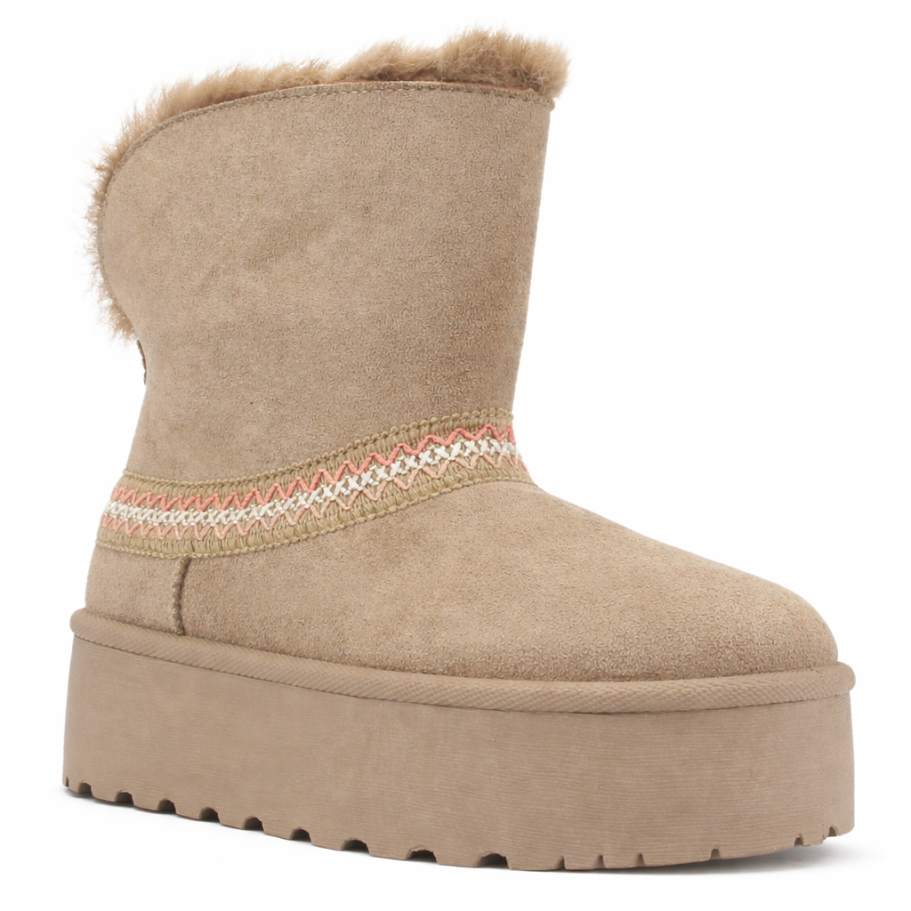 Botin Taupe Mujer Casual Chalada Pinguih