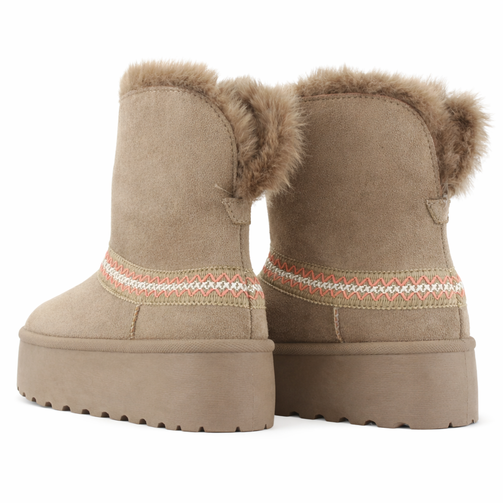 Botin Taupe Mujer Casual Chalada Pinguih