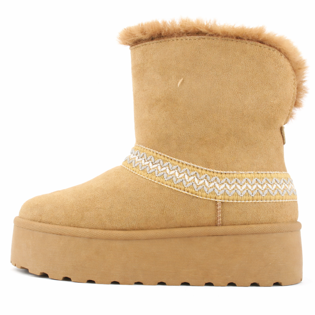 Botin Tostado Mujer Casual Chalada Pinguih