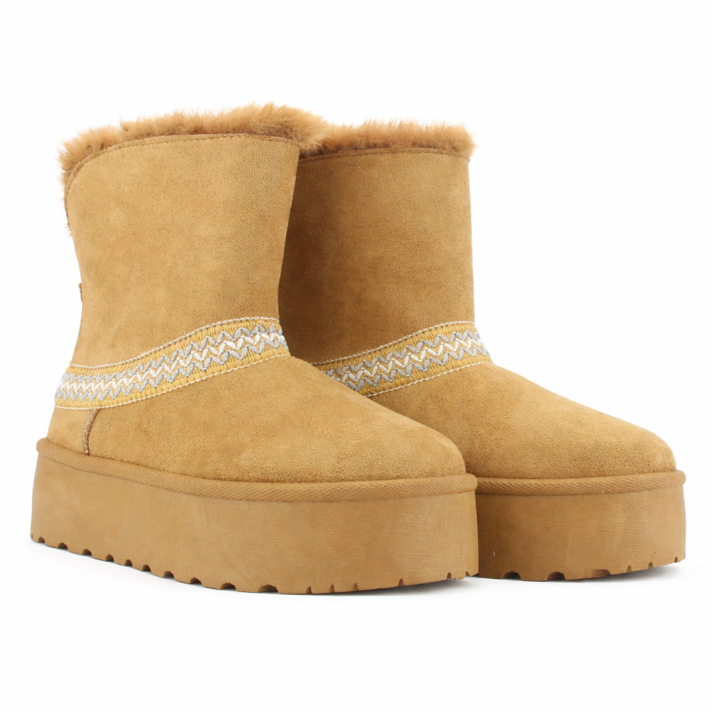 Botin Tostado Mujer Casual Chalada Pinguih