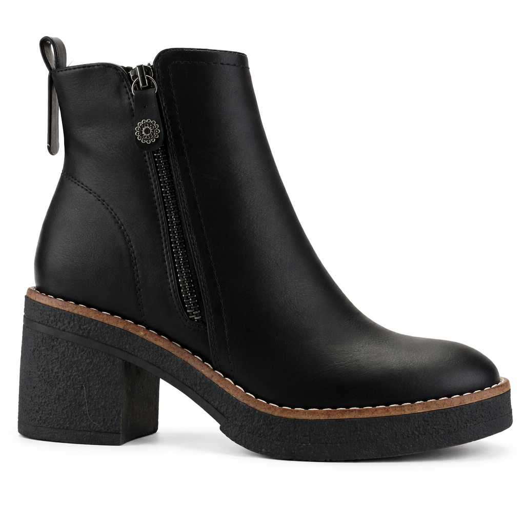 Botin Negro Mujer Casual Chalada Bricca 3